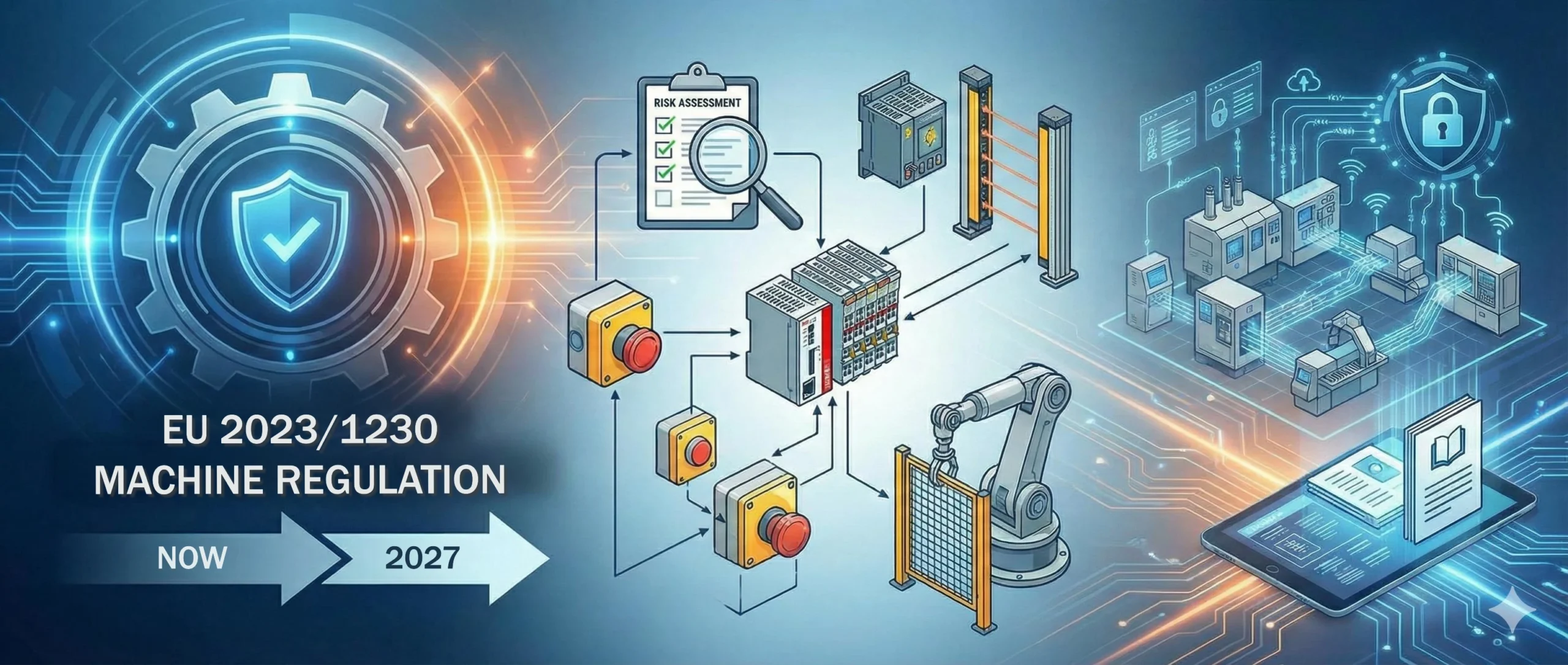 The European Union's new Machinery Regulation 2023/1230 will enter into effect in 2027.