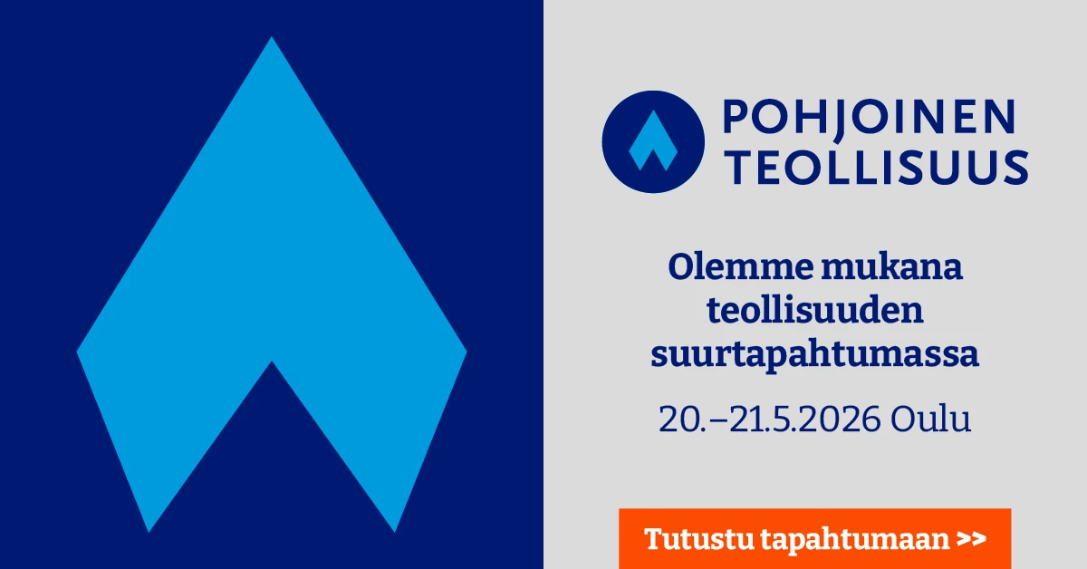 Olemme mukana pohjoinen teollisuus 2026 -messuilla.